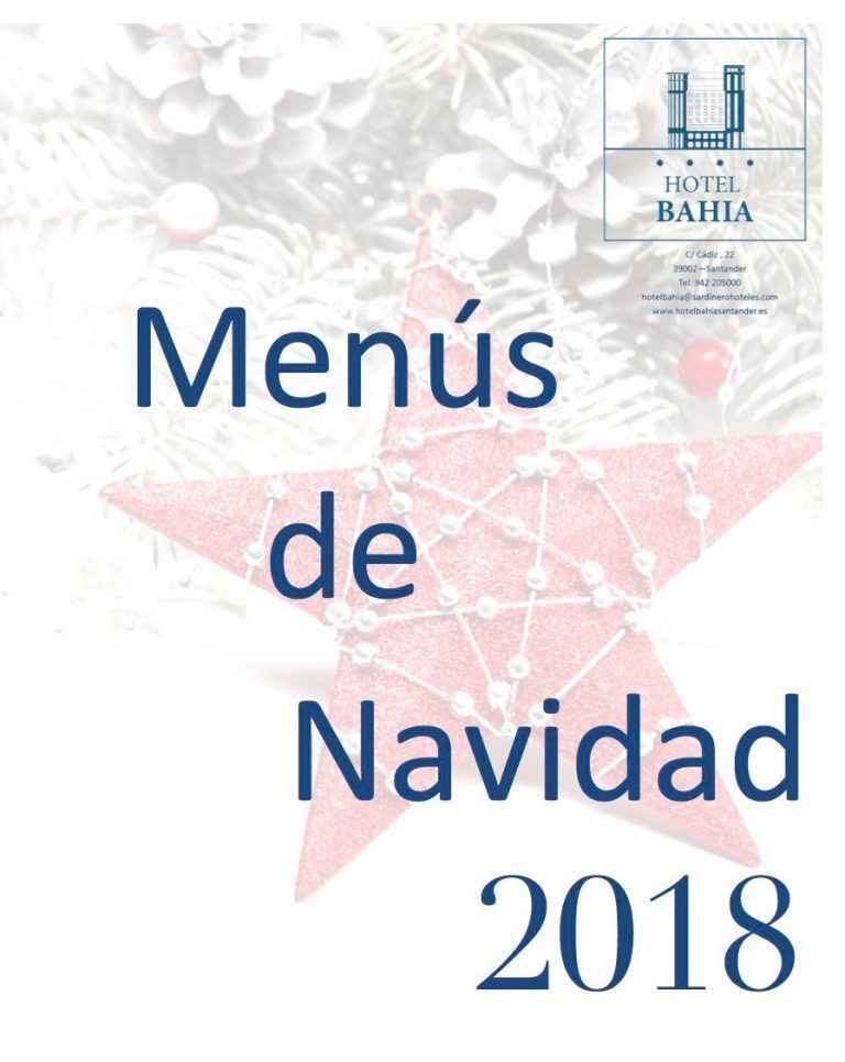 Comidas y Cenas de Navidad en Santander 2018 – Hotel Bahía