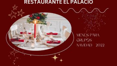 Menús para grupos Navidad 2022 - Restaurante el Palacio