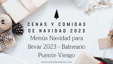 Menús de Navidad para llevar Cantabria 2023 - Balneario Puente Viesgo